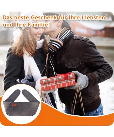 Fesaizwi 1L Heat Bottle Belt - 3 in 1 Portable PVC Heat Pack with Soft Cover & Waist Cover for Neck Shoulder & Back Relief - Minimalistic Gray Design - Buy Online on GoSupps.com