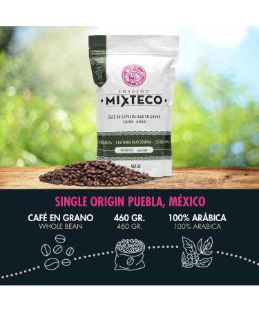 Ensue o Mixteco Specialty Coffee Beans | 100% Arabica Medium Body and Artisanal Production | 460 grams Mexican Origin - Buy Online on GoSupps.com