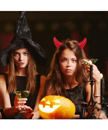 Halloween Devil Horns Headband - Themed Party Costume Accessory in Red - Buy Online on GoSupps.com
