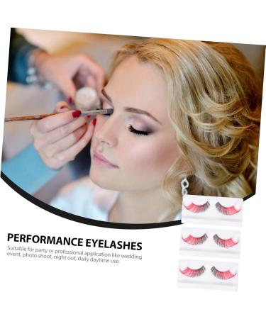 ABOOFAN 15 Pairs Halloween False Eyelashes Eye Lashes Extension for Halloween Red Fake Lashes for Costume Party Halloween Makeup Eyelashes Dramatic Eyelashes Imported Fiber Prom Extend 5d - Buy Online on GoSupps.com