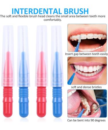100 Interdental Brushes for Superior Oral Hygiene | Intermediate Brushing Tool with Lid - Perfect for Home Use - Buy Online on GoSupps.com