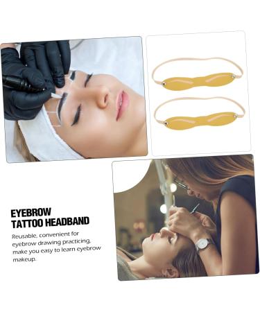 Mipcase 60 Pcs Eyebrow Practice Skin Eyebrow Fake Skin Eyebrow Headband Eyebrow Trimming Practice Tools - Buy Online on GoSupps.com