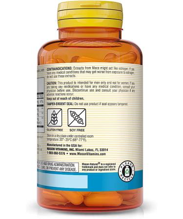 Mason Natural Vein Erect Supplement with L-Arginine & Maca - 80 Capsules - Buy Online on GoSupps.com