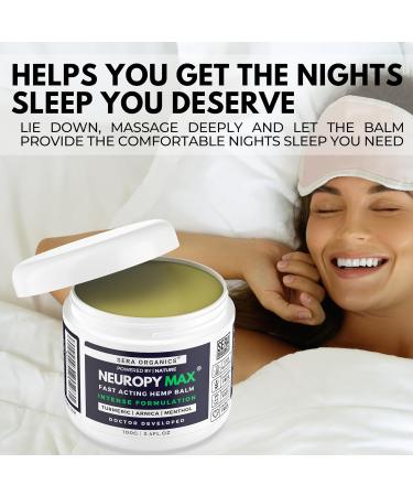 Neuropy Maximum Strength | Neuropathy Cream Balm Treatment with Turmeric Menthol & Arnica Doctor - All Natural Relief for Feet Hands Legs Toes (100g) Handcrafted in The UK - by Sera Organics - Buy Online on GoSupps.com