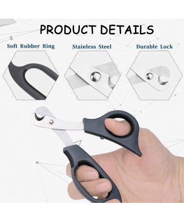 2 PCS Scissors-Shaped Pill Cutter - Sharp Blade Pill Splitter with Ergonomic Handle for Accurate Tablet Division - Ideal for Vitamins & Pills - Buy Online on GoSupps.com
