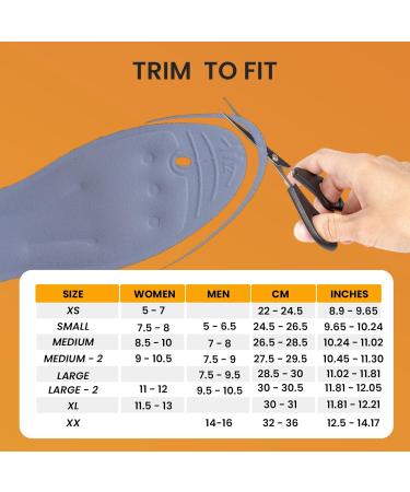 Happy Feet Insoles for Foot Pain Relief | 20% Extra Gel Arch Support | Plantar Fasciitis & Flat Feet Comfort | S (W7.5-8/M5-6.5 - Buy Online on GoSupps.com