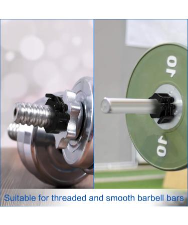 Buy 4pcs 25mm Dumbbell Bar Locks - Secure Barbell Clamps & Collars - Quick Closure for Weight Lifting - Black - Buy Online on GoSupps.com