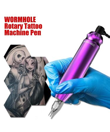 Wormhole Wireless Tattoo Pen Kit with Power Supply and Cartridge Needles - Professional Ink Machine for Beginners | TK502 - Buy Online on GoSupps.com