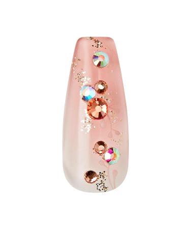 KISS Jelly Fantasy Press On Nails - Multicolor Long Coffin Shape with Glue & Accessories - 28 Nails Set - Buy Online on GoSupps.com
