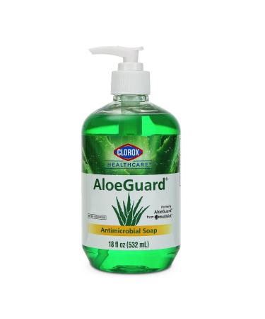 Clorox Healthcare AloeGuard Antimicrobial Soap 18 Ounce Antimicrobial Hand Soap from for Healthcare Professionals | Hand Soap for Everyday Use with Aloe Vera to Soothe & Moisturize Hands Hand Soap 18 Ounce - 1 Pack
