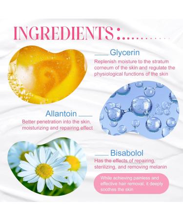 Gentle Hair Removal Cream for Sensitive Skin Face Bikini Armpits & More 2.1 oz - Buy Online on GoSupps.com