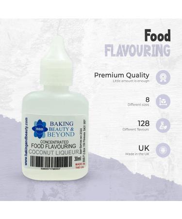 Baking Beauty and Beyond Concentrated Food Flavouring Oil - Food Grade Flavours Oil for Candy Making Baking Lip Balm Gloss -Coconut Liqueur (10ml) - Buy Online on GoSupps.com