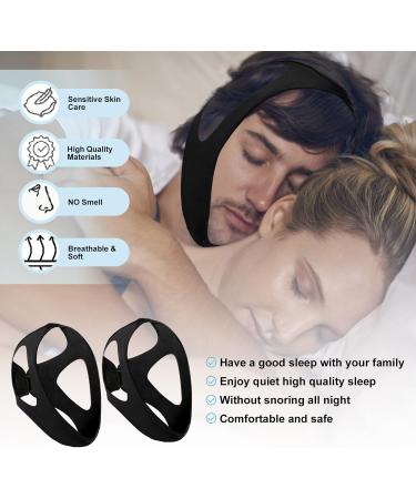Anti-Snore Chin Strap | Comfortable Breathable Sleep Solution for Men & Women | Stop Snoring Devices for Better Sleep - Buy Online on GoSupps.com