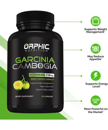 2 Month Supply Garcinia Cambogia Extract for Weight Loss & Appetite Control - 2100 MG - Vegetarian Friendly - Buy Online on GoSupps.com