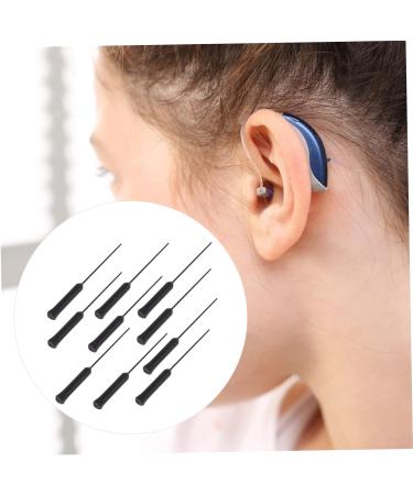 Lurrose 10pcs Vent Cleaner Tools - PVC Eardrum Black Accessories for Hearing Amplifier - Buy Online on GoSupps.com