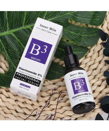 Hyaluronic acid Serum Pure 5% Niacinamide Vitamin E Facial Serum Whitening Anti Aging Moisturizing Firming Anti-Wrinkle Cream for Skin Care - Buy Online on GoSupps.com