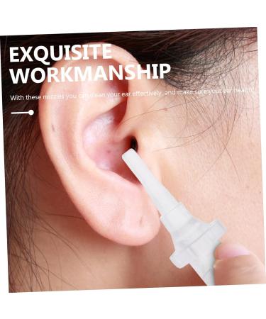 30pcs Ear Nozzles for Ear Cleaning and Irrigation Multi-Functional Replacement Tips for Whole Family Use Convenient Wax Removal Accessories White 2.8X1.1X1.1CM - Buy Online on GoSupps.com