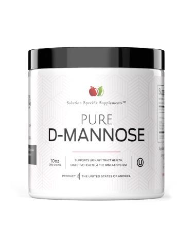 Pure D-Mannose Powder Supplement - Bulk D-Mannose 10oz (283 g) 120 Servings for UTI, Bladder, & Urinary Tract Health