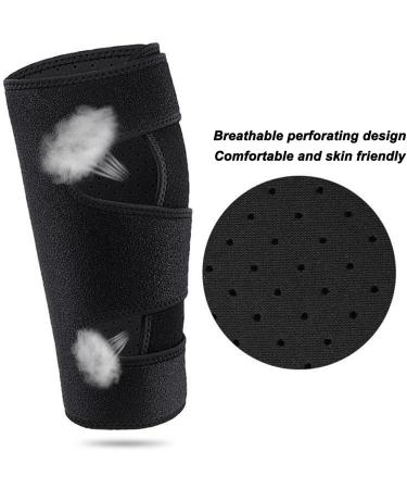 Calf Tear Compression Sleeve - Adjustable & Breathable Sports Support for Men | Leg Compression Sleeves for Football & Fitness - Buy Online on GoSupps.com