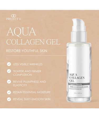Aqua Collages Gel by Project E Beauty | Anti-Aging Moisturizer | Daily Hydration for Dry Skin | 50ml - Buy Online on GoSupps.com