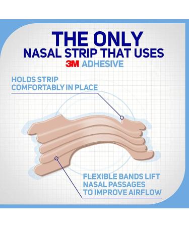 Breathe Right Nasal Strips Clear for Sensitive Skin Large - 30 Strips x 2 Pack - Buy Online on GoSupps.com