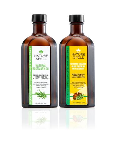 Nature Spell Rosemary Oil for Hair Growth Duo - Rosemary - 5.07 - Pack of 2