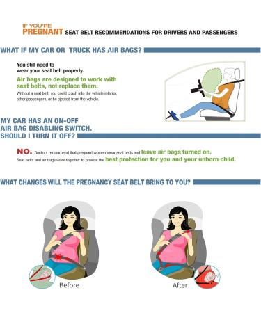 Hikig Pregnancy Seat Belt: Comfort & Safety Maternity Car Seat Adjuster - Black - Buy Online on GoSupps.com