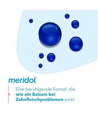 Meridol Mouth Rinse 400ml - Antibacterial Gum Protection Strengthens Teeth & Refreshes Breath - Alcohol-Free (Pack of 3) - Buy Online on GoSupps.com