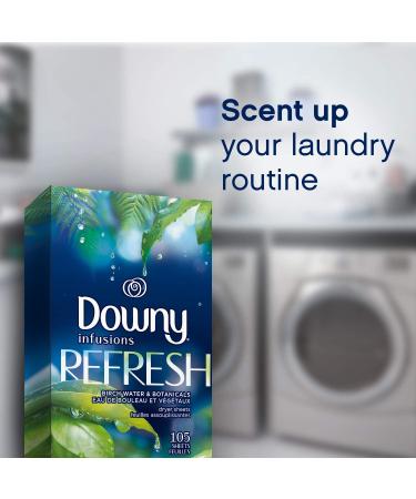 Downy Infusions Birch Water & Botanicals Dryer Sheets - 200 Count - Buy Online on GoSupps.com