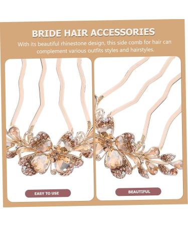 minkissy Hair Comb Hair Side Comb Rhinestone Hair Pin Bride Hair Accessories Rhinestone Hair Clips Girls Hair Accessories Hair Accessories for Women Mother Hair Piece Korean Version Metal - Buy Online on GoSupps.com