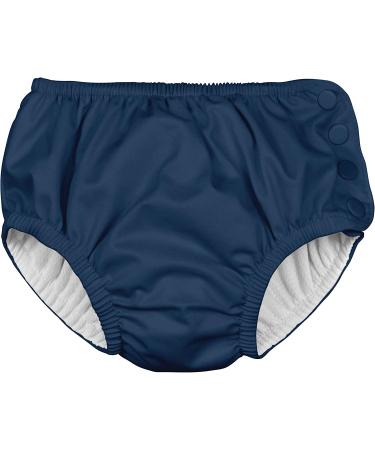 i play. by green sprouts Snap Reusable Swim Diaper | UPF 50+ Protection | 3T Navy - Buy Online on GoSupps.com