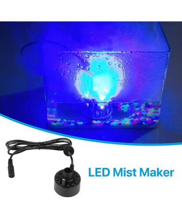 Hangrow Ultrasound Nebulizer Fog Producer - DC 24V 350 ml/h Mist Maker for Pond & Aquarium | Halloween Party Atmosphere Decor with Colorful Lights - Buy Online on GoSupps.com