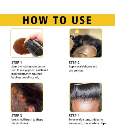 Lace Tint Melting Hair Mousse for Women Hair Wigs - Mocha Medium Brown - Buy Online on GoSupps.com