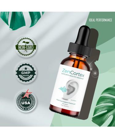 IDEAL PERFORMANCE Zencortex Tinnitus Relief for Ringing Ears Drops Zencortex Ring Clear Tinnitus Drops Tinnitus Treatment Supplement Ear Ringing Relief Tinnitus Zen Cortex Reviews (3 Pack) - Buy Online on GoSupps.com