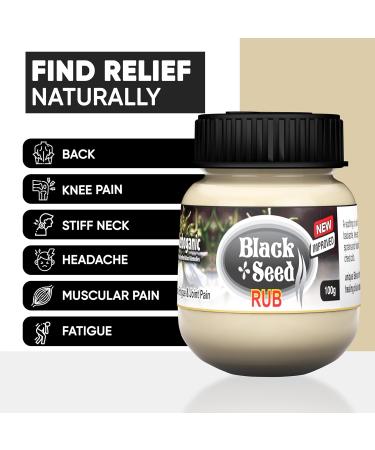 HERBOGANIC Black Seed Rub | Infused with Soothing Properties | Crafted to Provide Comfort to Joints Muscles Shoulders and Beyond | 3.5 oz. Black seed 3.53 Ounce ( Pack of 1 ) - Buy Online on GoSupps.com