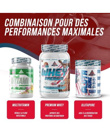 AS American Supplement - Multivitamin combo with probiotics - 100g - 60 capsules - Contains LactoSpore - Promotes gut microbiota and general well-being - Buy Online on GoSupps.com