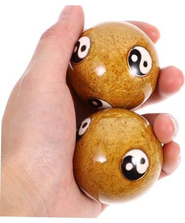 Ultechnovo 8 STK Metal Massage Balls - Reflex Zone Therapy Tools for Stress Relief & Relaxation - Buy Online on GoSupps.com