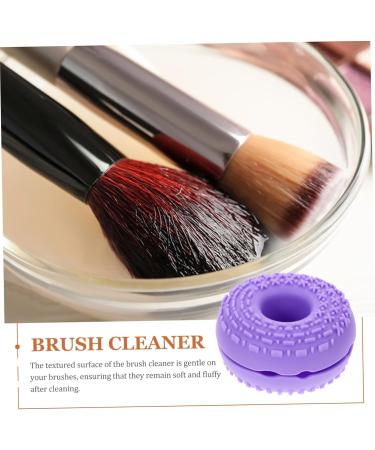 Healeved Makeup Brush Cleaner Pad Makeup Sponge Cleaners Make up Cleaner Make up Sponge Cleaner Makeup Brush Cleaner Mat Make up Brush Cleaner Cleanser Usb Silica Gel Purple Silicone Brush 8.3x8.3cm Purple - Buy Online on GoSupps.com