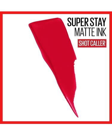 Maybelline Super Stay Matte Ink Liquid Lipstick - Shot Caller Bright Pinky Red 0.17 Fl Oz - Buy Online on GoSupps.com