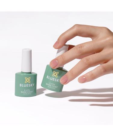 Bluesky E-Vita Base Coat 10ml Vitamin E Enriched Gel Nail Polish for 21 Day Manicure Professional Salon & Home Use Requires Curing Under LED UV Nail Lamp - Buy Online on GoSupps.com