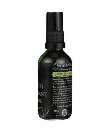 Benedetta Organic Deodorant Spray - Natural Paraben & Aluminum Free - 100% Plant Based for Men & Women - 2 oz - Buy Online on GoSupps.com