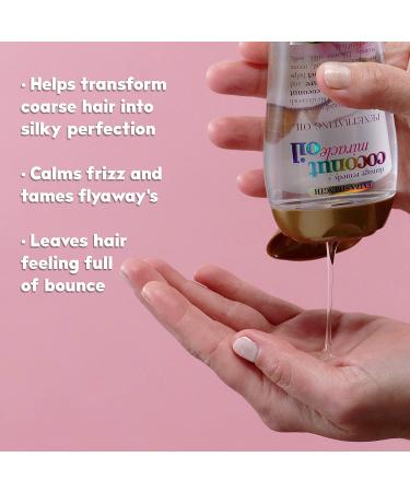 Ogx Coconut Miracle Oil X-Strength 3.3oz (100ml) - Pack of 2 - Penetrating Formula - Buy Online on GoSupps.com