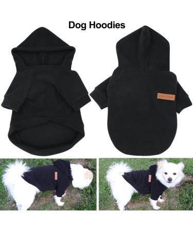 Hualisiji 3XL Black Dog Hoodie - Warm & Lightweight Sweatshirt for Big Dogs | Soft Texture & Easy to Wear - Buy Online on GoSupps.com