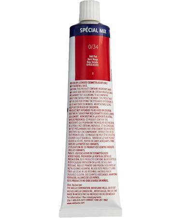 Wella Color Touch Special Mix 0-34 Gold Red 2 oz - Buy Online on GoSupps.com