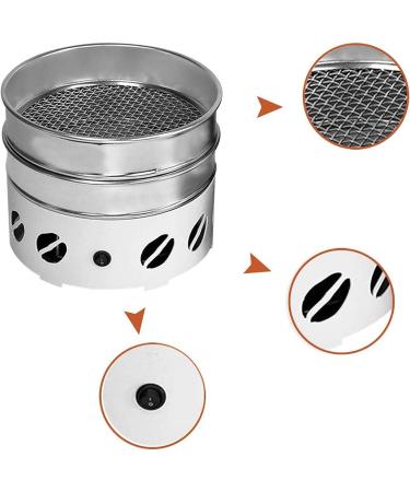 500G Home Coffee Beans Cooler Double Layer Filter Rapid Cooling System Plate Coffee Beans Roaster Matching for Homecafe Cooling Roasted Coffee Bean Rich Flavour 220V White - Buy Online on GoSupps.com