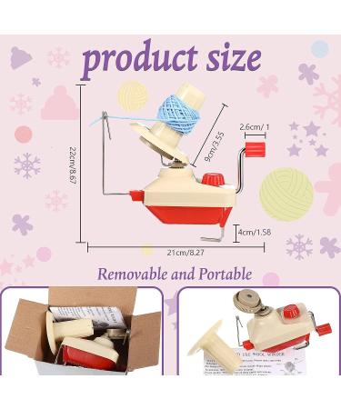 34-Piece Yarn Ball Winder Set with Hand-Operated Swift and Pompom Maker Kit - Easy Installation for Yarn Storage and Knitting Accessories - Buy Online on GoSupps.com