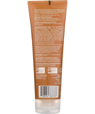 Desert Essence Organics Almond Body Wash - Hydrating 8 Oz | Nourishing Natural Cleanser for Glowing Skin - Buy Online on GoSupps.com