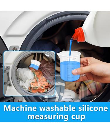 Flexible Silicone Laundry Detergent Measuring Cup - Reusable & Washable - Perfect for Liquid Detergent (2-Pack) - International Shipping Available - Buy Online on GoSupps.com