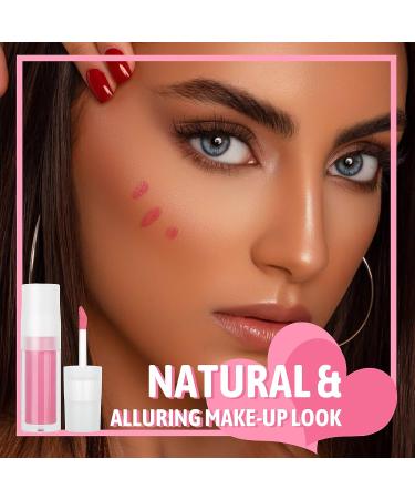 Korean Soft Cream Liquid Blush - Dewy Finish, Natural Look, Long-lasting and Highly Pigmented Pink Temptation - Buy Online on GoSupps.com