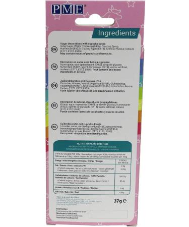 PME Unicorn Cupcake Decorating Kit with Fun Edible Toppers (Pack of 2) - Buy Online on GoSupps.com